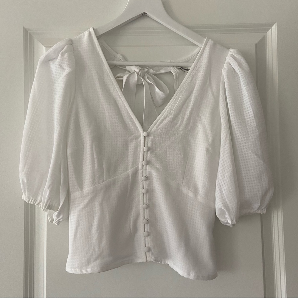 Abercrombie Puff Sleeve Top